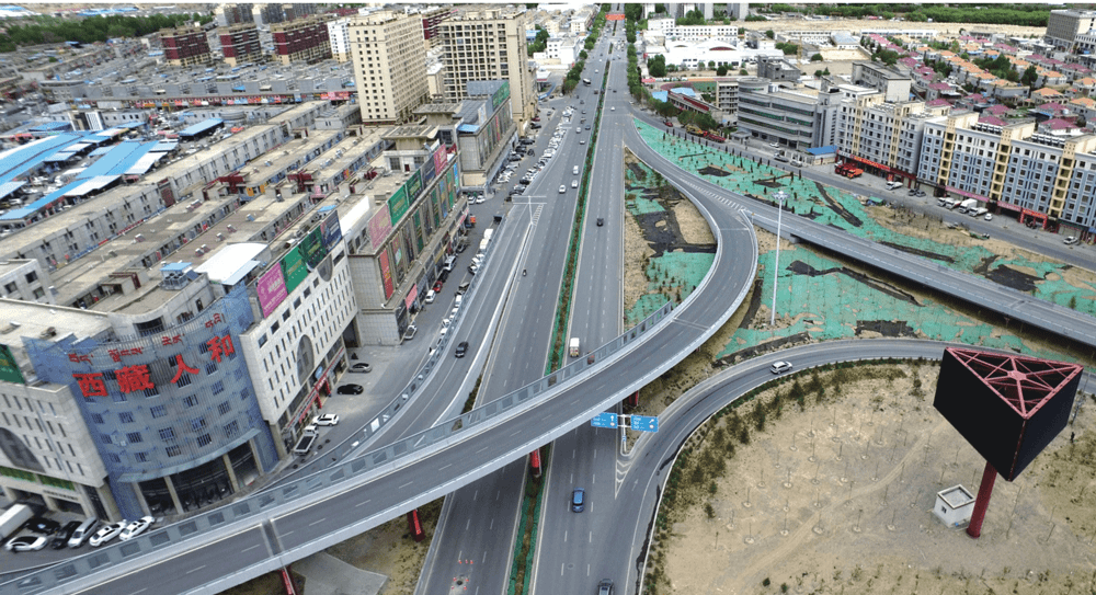 拉萨市堆龙立交桥